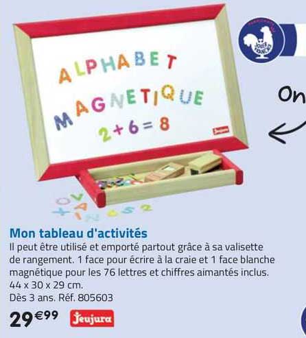 mon tableau d'activités jeujura