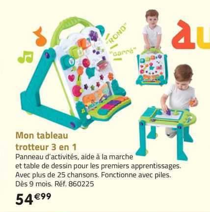 mon tableau trotteur 3 en 1