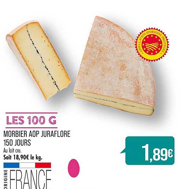 morbier aop juraflore 150 jours