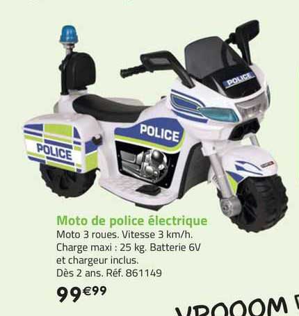 Moto De Police électrique