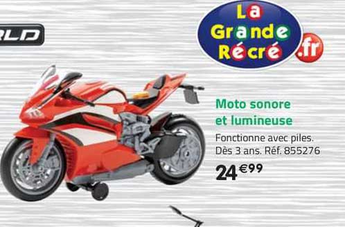 Moto Sonore Et Lumineuse