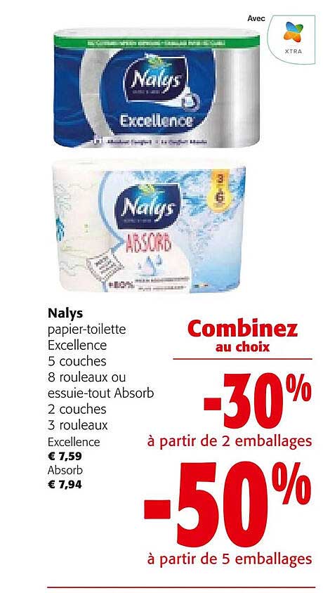 nalys papier-toilette excellence