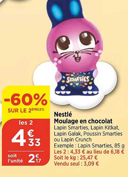 Nestlé Moulage En Chocolat