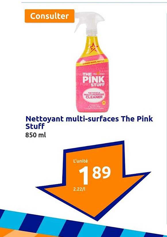 nettoyant multi-surfaces the pink stuff