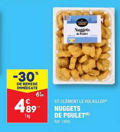 Nuggets De Poulet St-clément Le Volailler