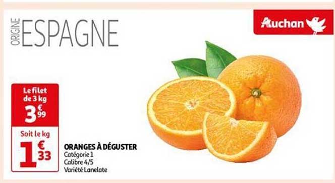 oranges à déguster