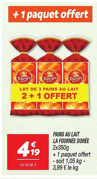 pains au lait la fournée dorée