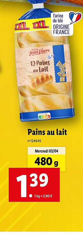 pains au lait maître jean pierre