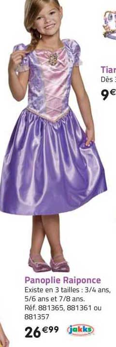 panoplie raiponce jakks