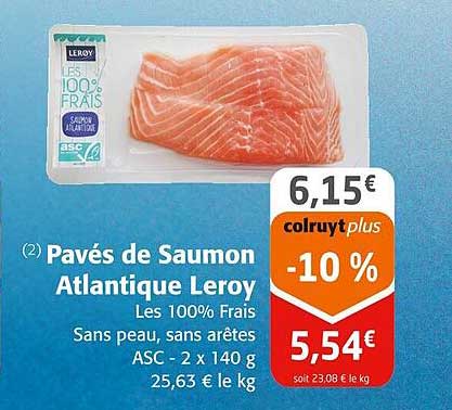 pavés de saumon atlantique leroy