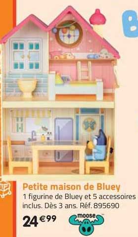 petite maison de bluey moose