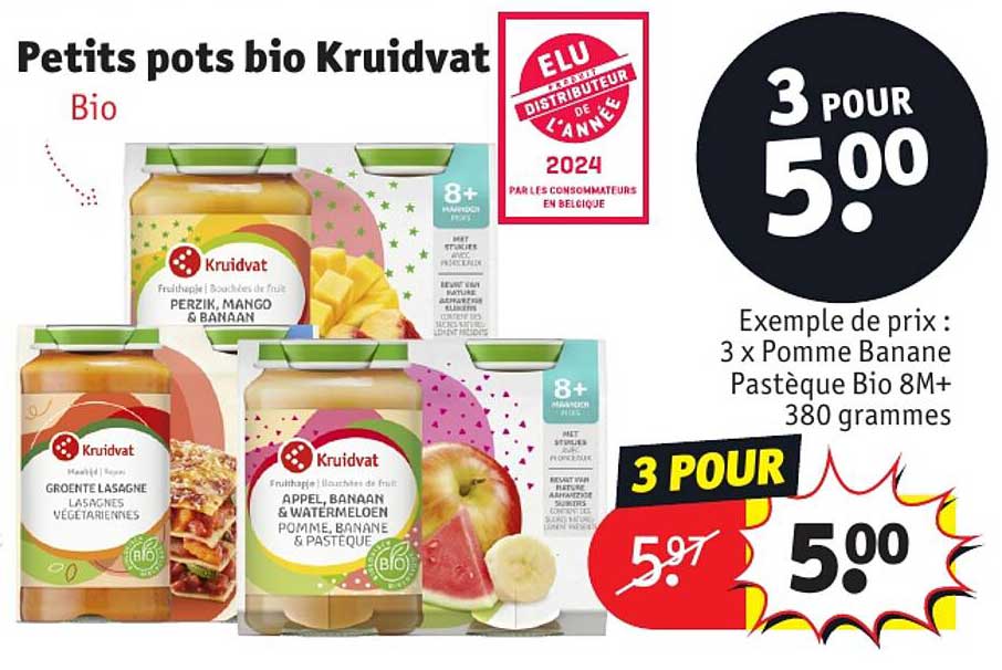 petits pots bio kruidvat