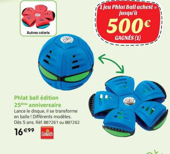 phlat ball édition 25ème anniversaire goliath