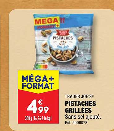 pistaches grillées trader joe's