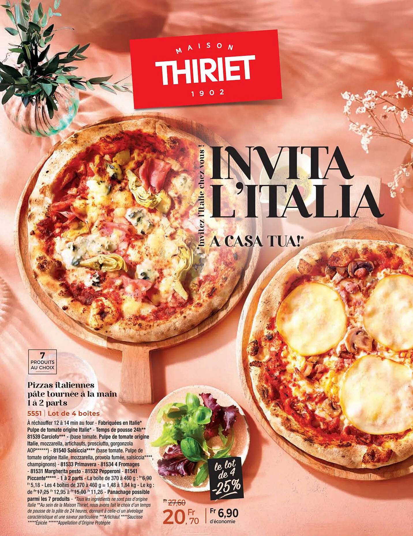 pizzas italiennes pâte tournée à la main1 à 2 part 8