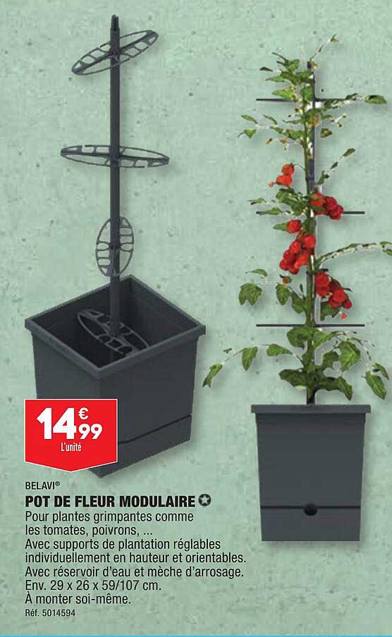 pot de fleur modulaire belavi