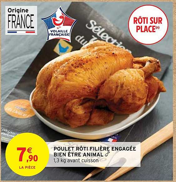 poulet rôti filière engagée bien être animal