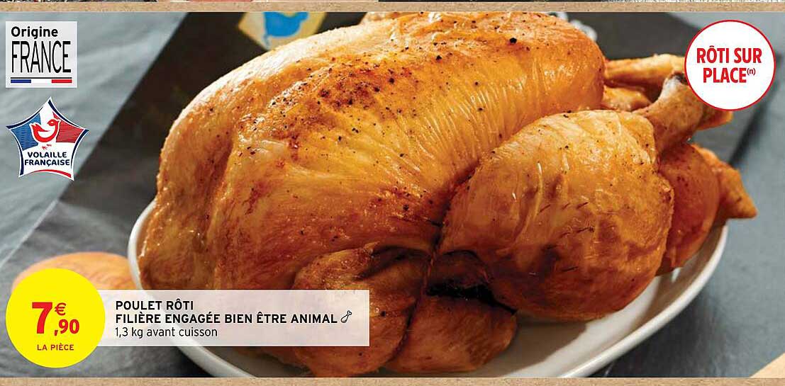 poulet rôti filière engagée bien être animal