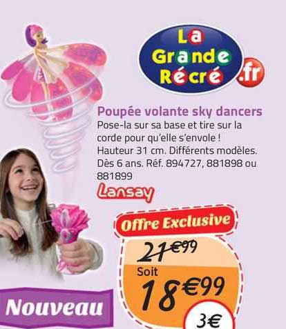 poupée volante sky dancers lansay