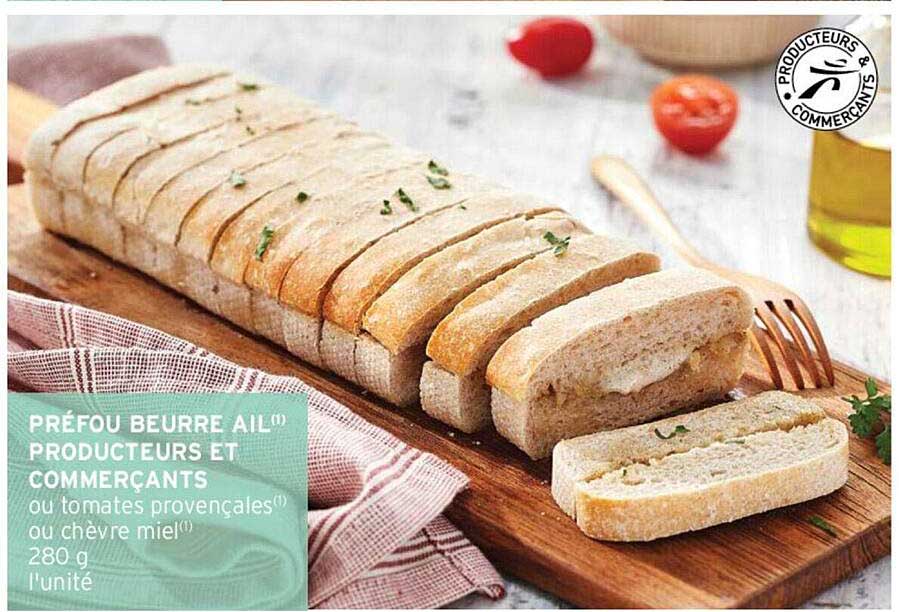 préfou beurre ail producteurs et commerçants