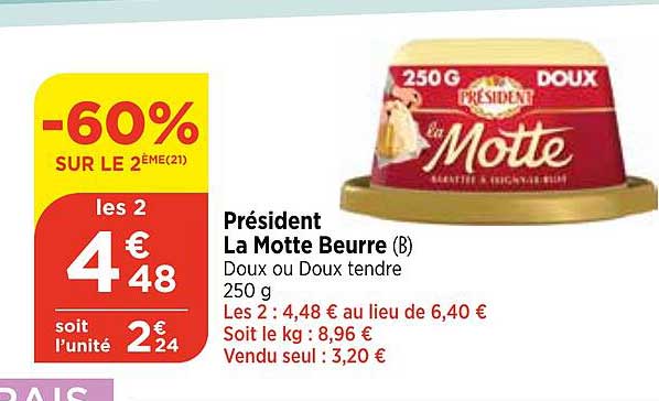 Président La Motte Beurre