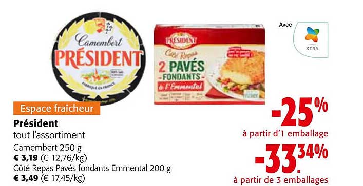 président tout l'assortiment
