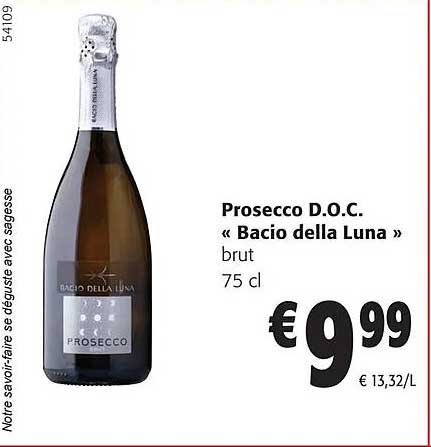 prosecco d.o.c. «bacio della luna» brut