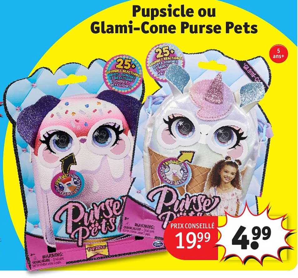 pupsicle ou glami-cone purse pets