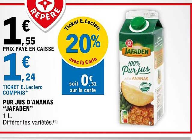 pur jus d'ananas "jafaden"