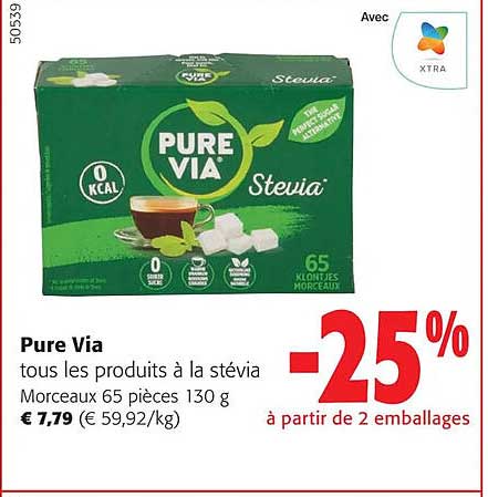 Pure Via Tous Les Produits à La Stévia