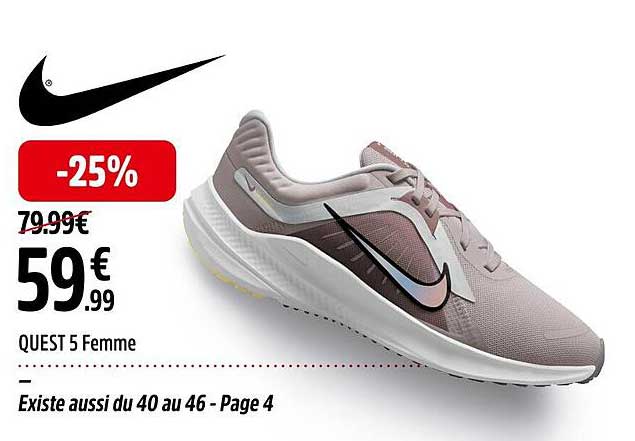quest 5 femme nike