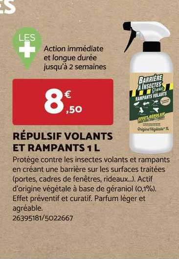 répulsif volants et rampants 1 l