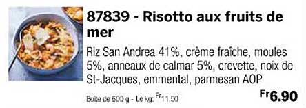 Risotto Aux Fruits De Mer