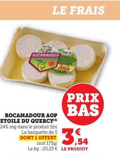 Rocamadour Aop étoile Du Quercy