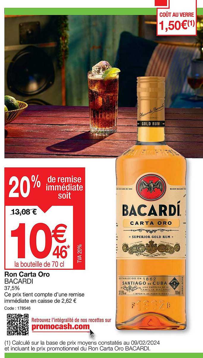 Ron Carta Oro Bacardi