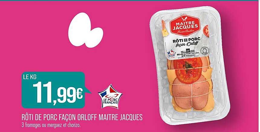 rôti de porc façon orloff maître jacques