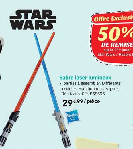 sabre laser lumineux star wars