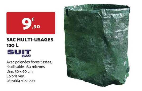 sac multi-usages 120 l suit bag