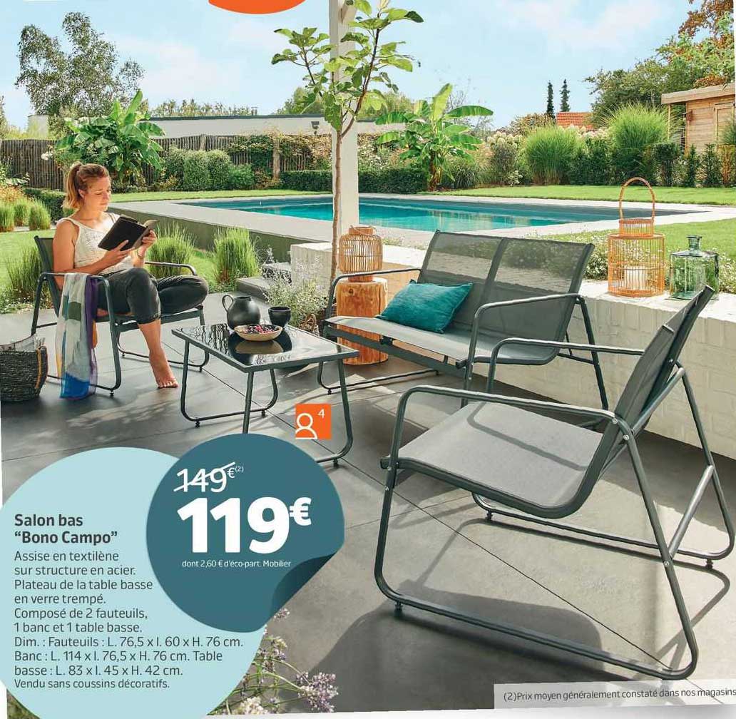 salon bas "bono campo"