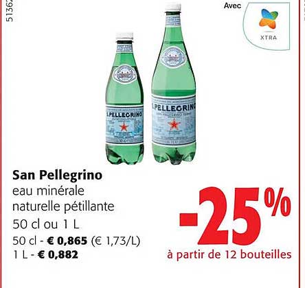 san pellegrino eau minérale naturelle pétillante