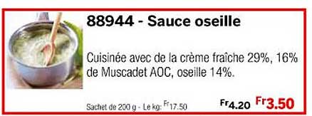 sauce oseille
