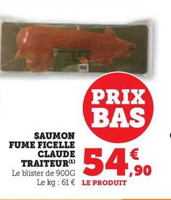 saumon fumé ficelle claude traiteur