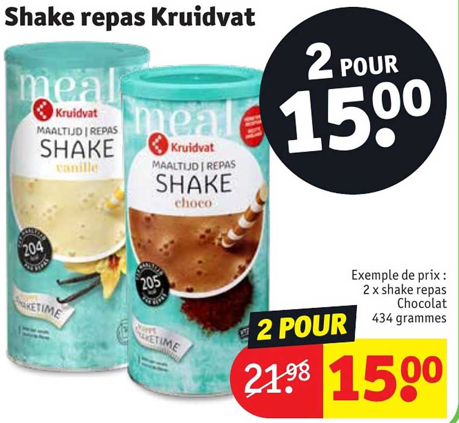 Shake Repas Kruidvat