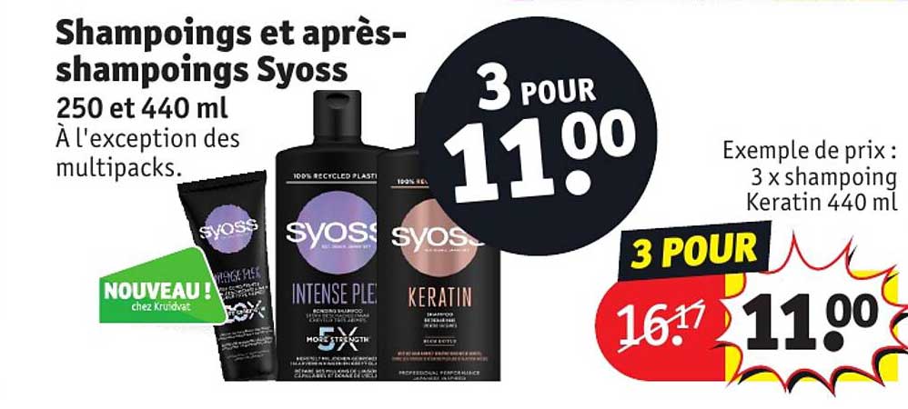 shampoings et après-shampoings syoss