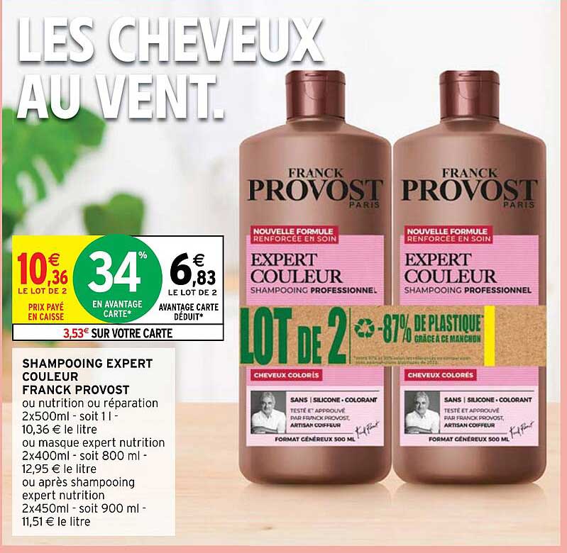 shampooing expert couleur franck provost