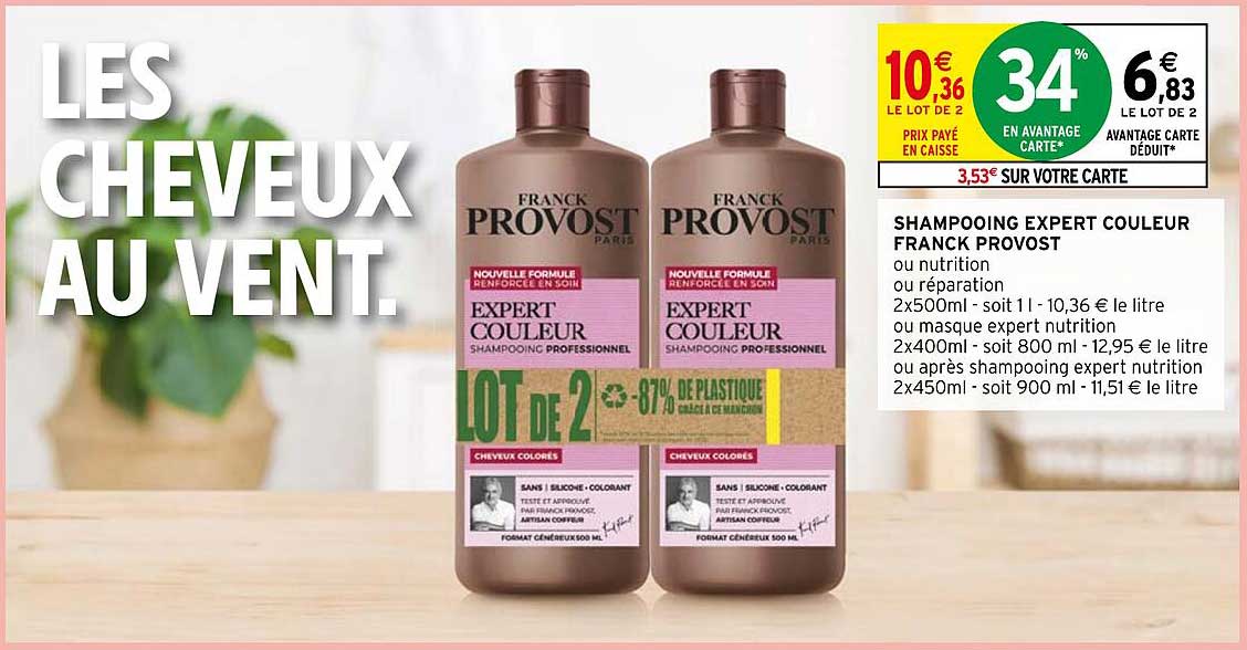 shampooing expert couleur franck provost