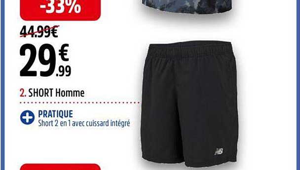 short homme new balance