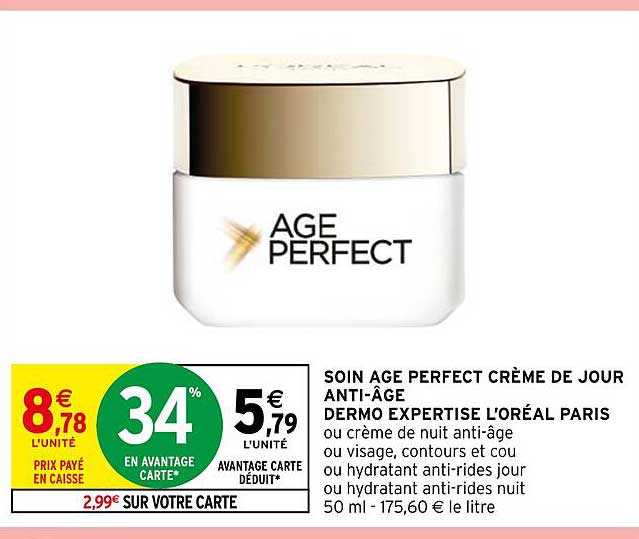 Soin Age Perfect Crème De Jour Anti-âge Dermo Expertise L'oréal Paris