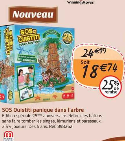 sos ouistiti panique dans l'arbre mattel