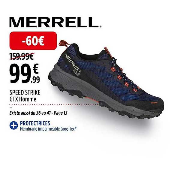 speed strike gtx homme merrell